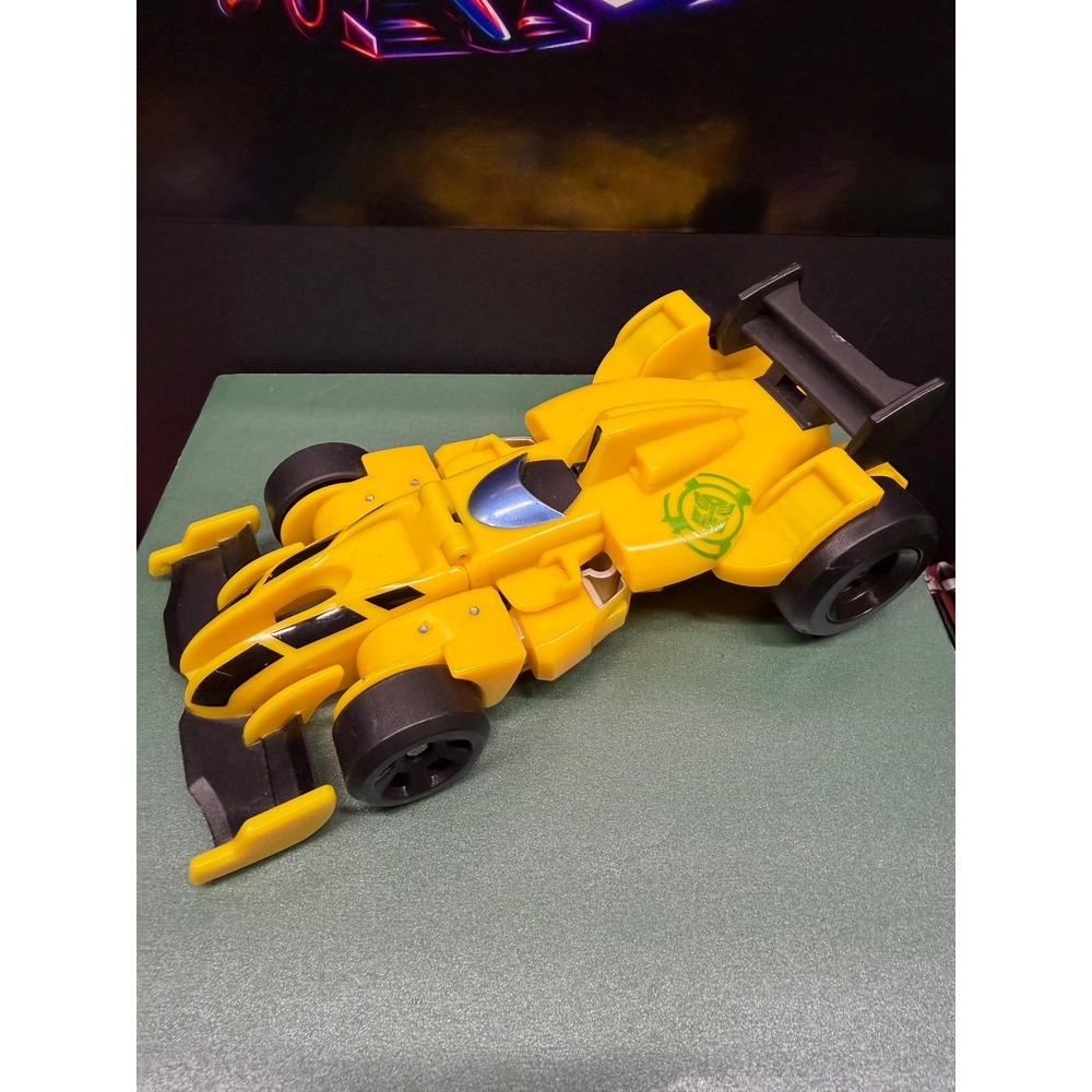 Hasbro Transformers Bumblebee Race Car Formula 1 Action Figure Yellow 2014 - Picture 5 of 5